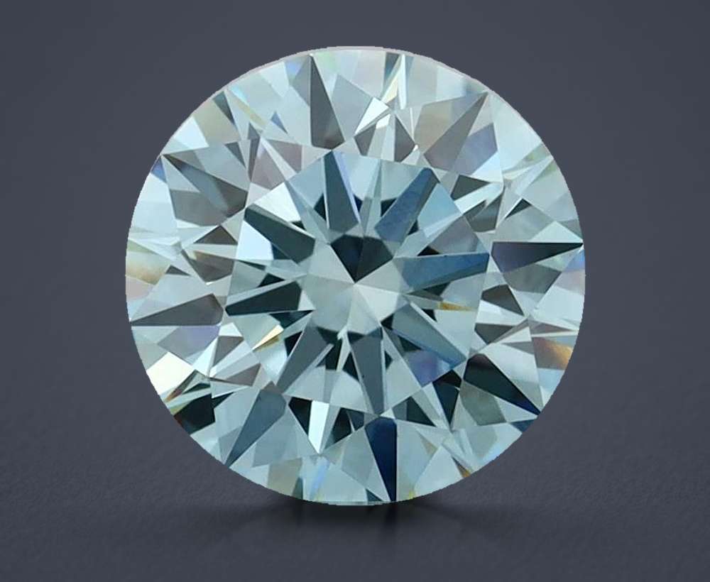 1.55 Ct. Fancy Vivid Blue Round Lab Diamond