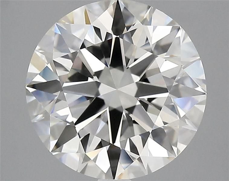 3.81ct J VVS2 Rare Carat Ideal Cut Round Diamond