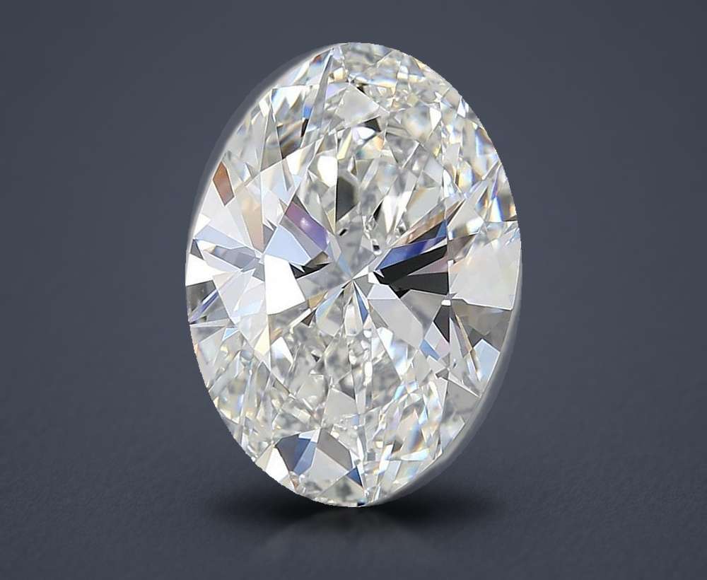 7.52 Carat Oval Lab Diamond