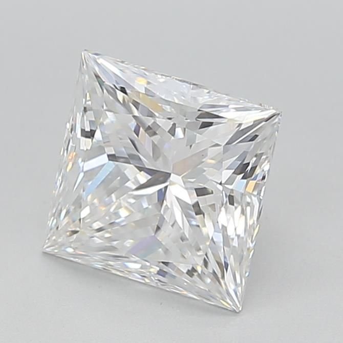 1.50ct E VS1 Rare Carat Ideal Cut Princess Lab Grown Diamond