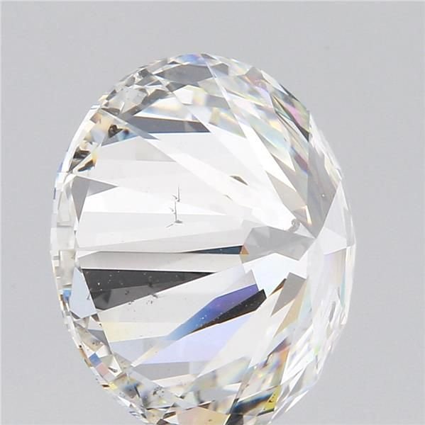 5.04ct F SI1 Rare Carat Ideal Cut Round Diamond