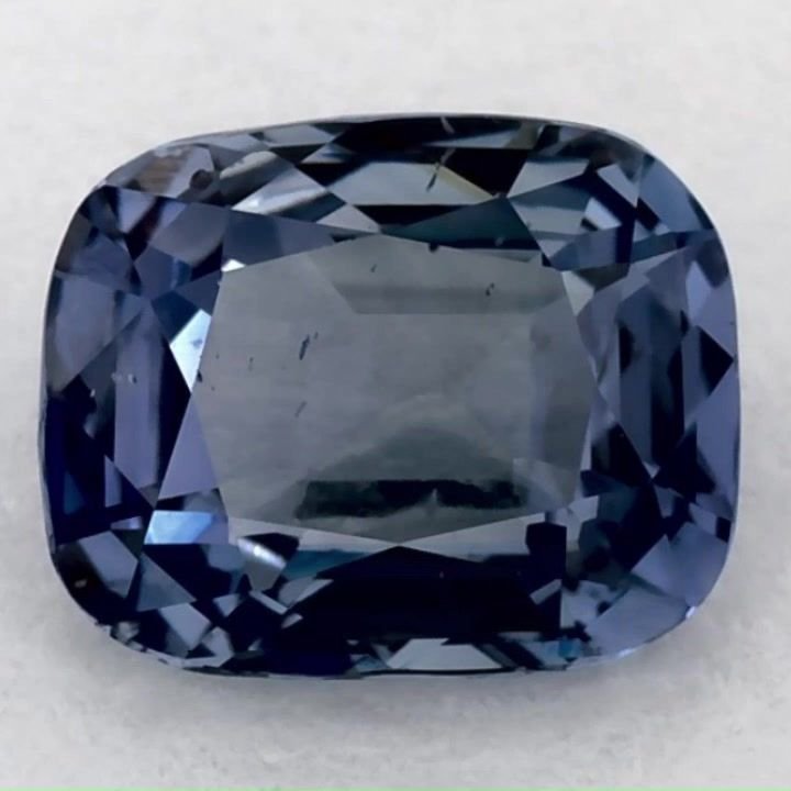 1.10 Carat Blue Cushion Sapphire