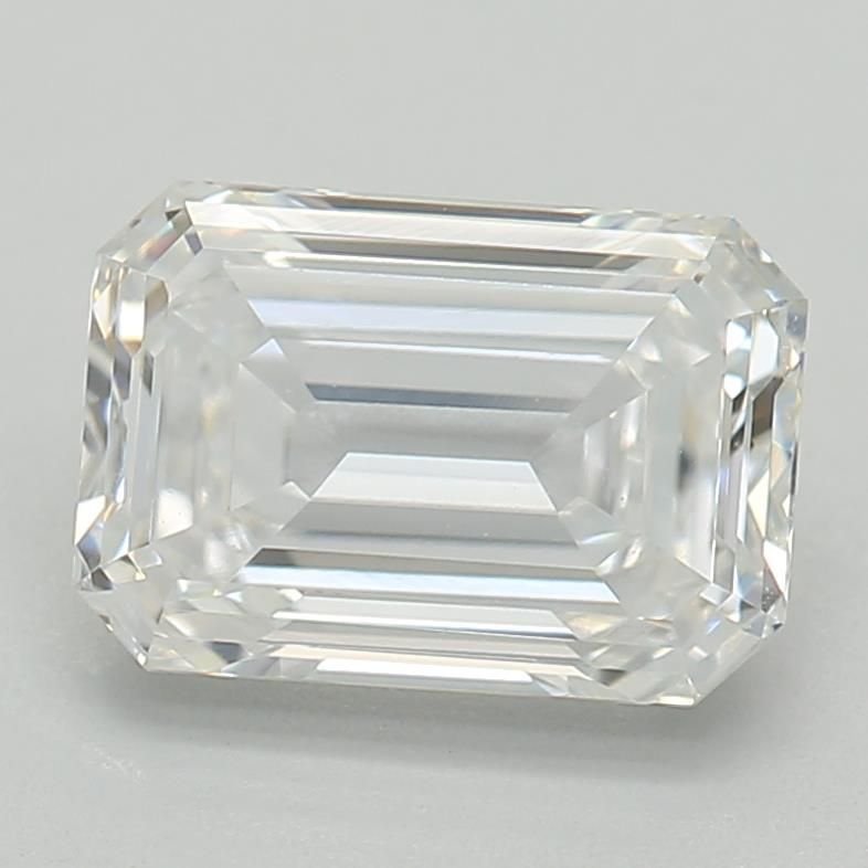 1.00ct D VVS2 Rare Carat Ideal Cut Emerald Lab Grown Diamond