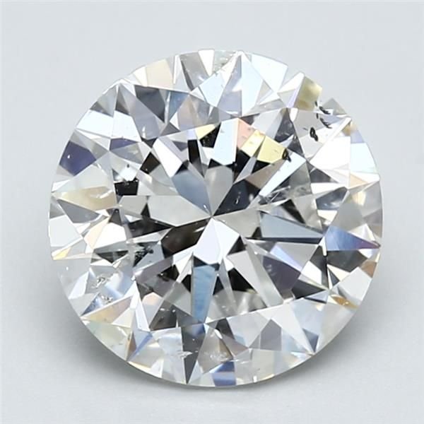 3.01ct F SI2 Excellent Cut Round Diamond