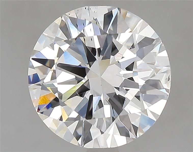 3.10ct F SI1 Excellent Cut Round Lab Grown Diamond