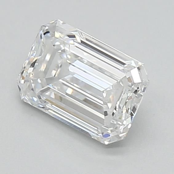 0.85ct D VVS2 Rare Carat Ideal Cut Emerald Lab Grown Diamond