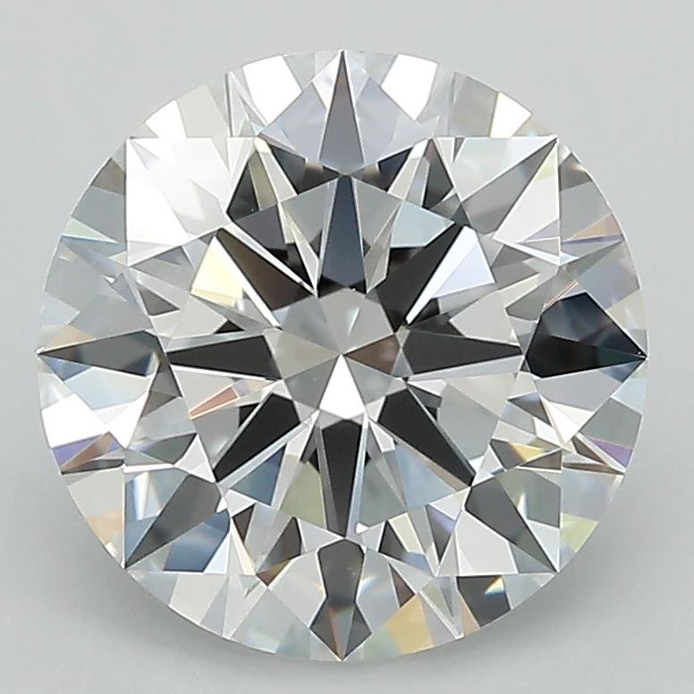 3.22ct E VVS2 Rare Carat Ideal Cut Round Lab Grown Diamond