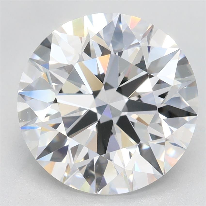 3.10ct D VVS1 Rare Carat Ideal Cut Round Lab Grown Diamond