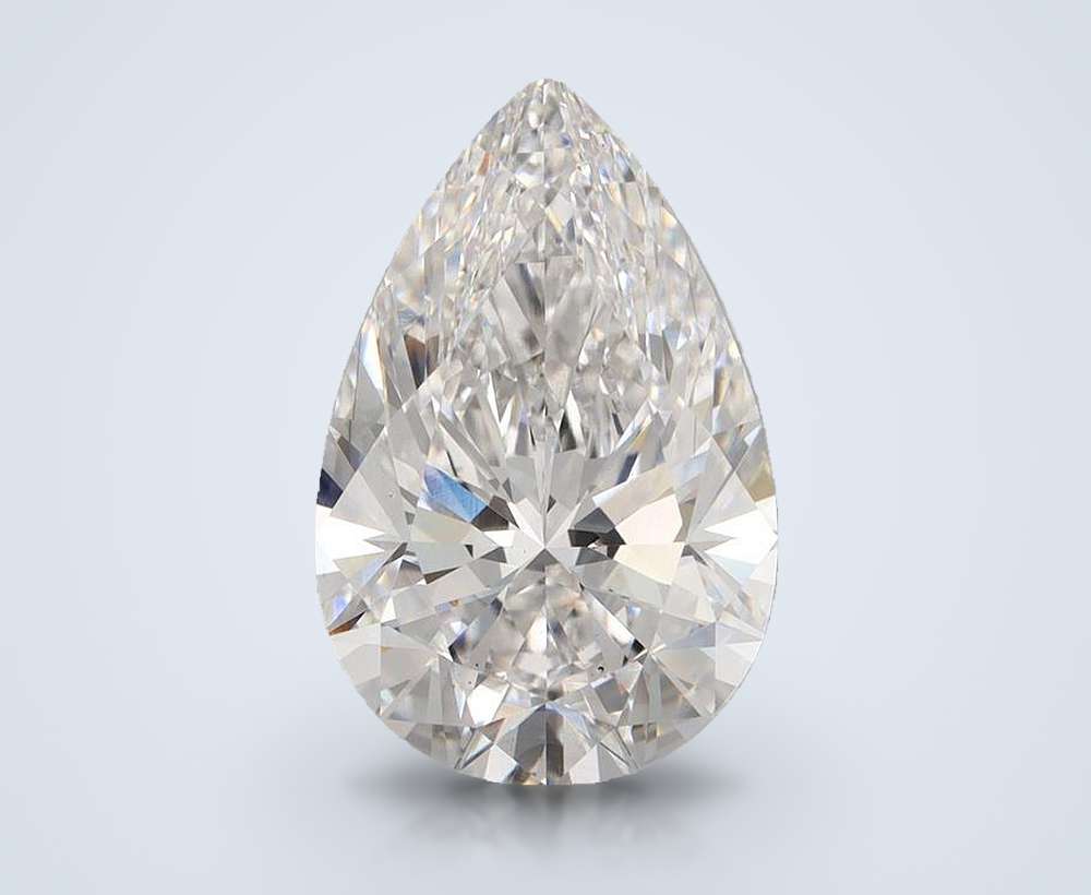 7.08 Carat Pear Lab Diamond