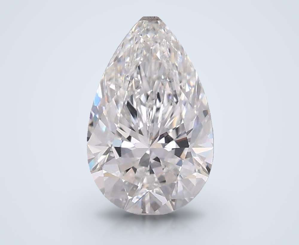 1.00 Carat Pear Lab Diamond