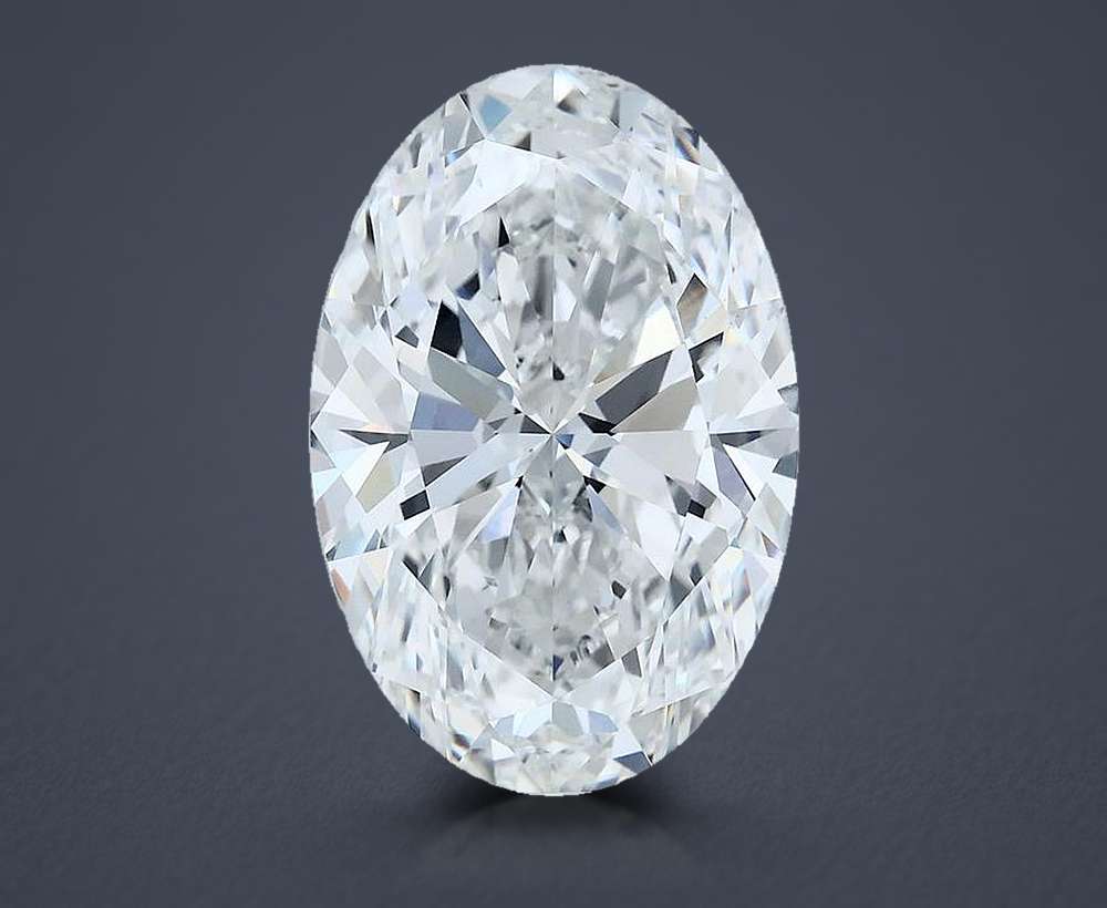 8.07 Carat Oval Lab Diamond