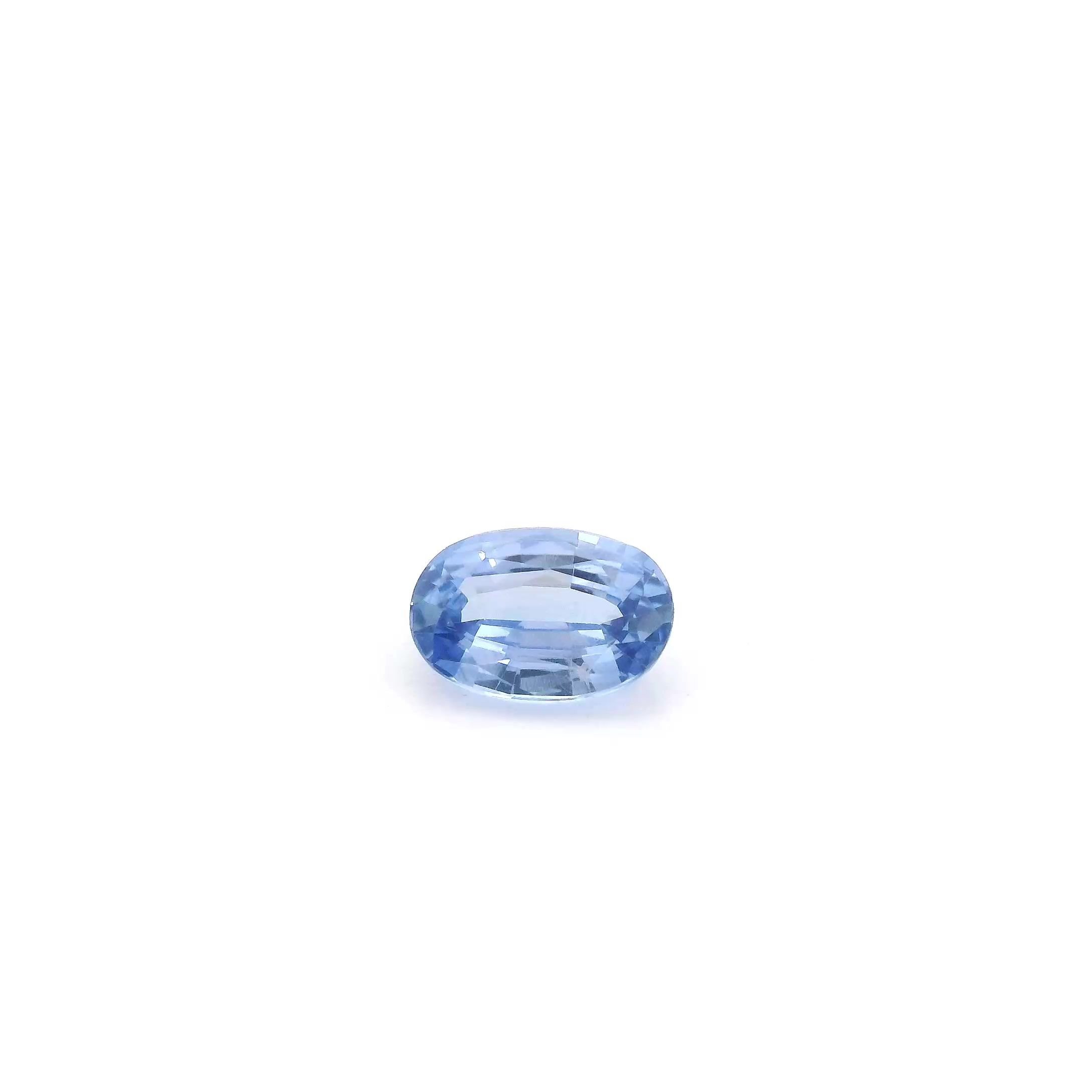 0.67 Carat Blue Oval Sapphire