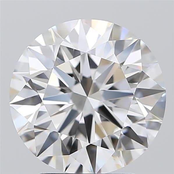 3.54ct F IF Rare Carat Ideal Cut Round Diamond