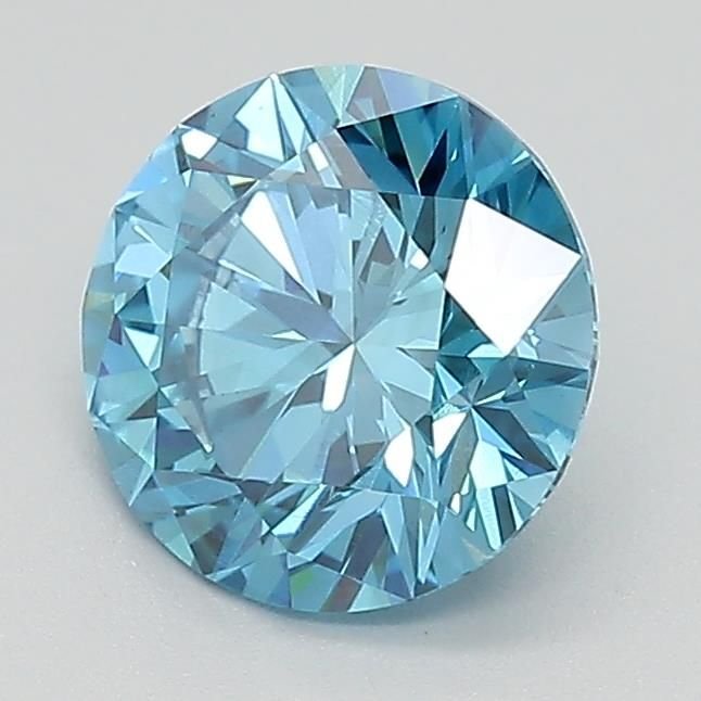 1.43 Ct. Fancy Vivid Blue Round Lab Diamond