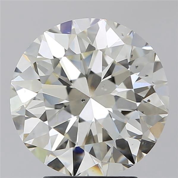 4.02ct J SI1 Rare Carat Ideal Cut Round Diamond