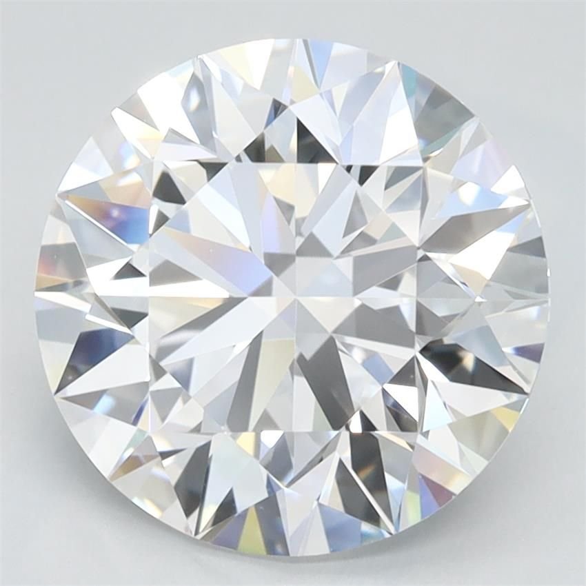 3.14ct D IF Rare Carat Ideal Cut Round Lab Grown Diamond