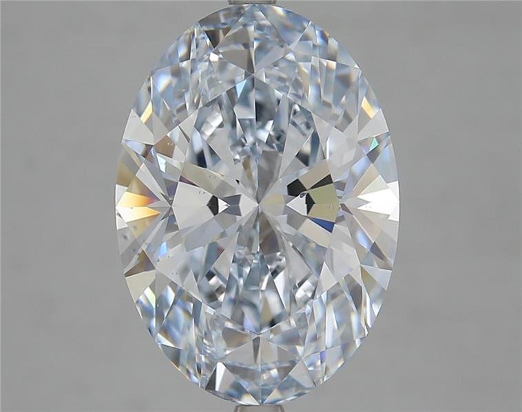 6.31ct H VS2 Rare Carat Ideal Cut Oval Lab Grown Diamond