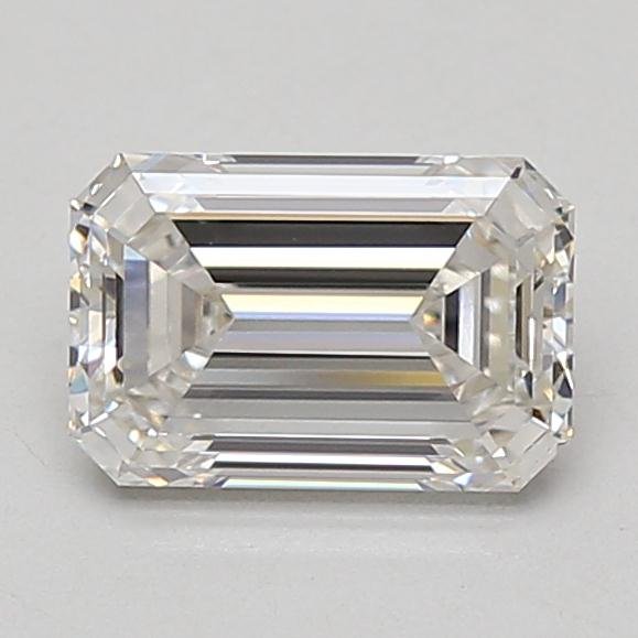 1.45ct F VVS2 Rare Carat Ideal Cut Emerald Lab Grown Diamond