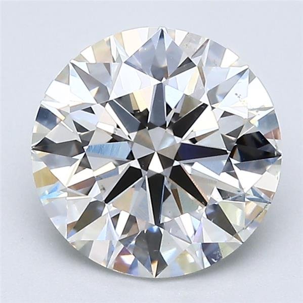 2.01ct I SI1 Rare Carat Ideal Cut Round Diamond