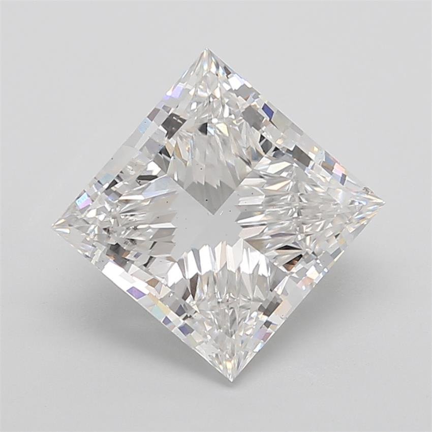 8.00ct F VS2 Very Good Cut Princess Lab Grown Diamond