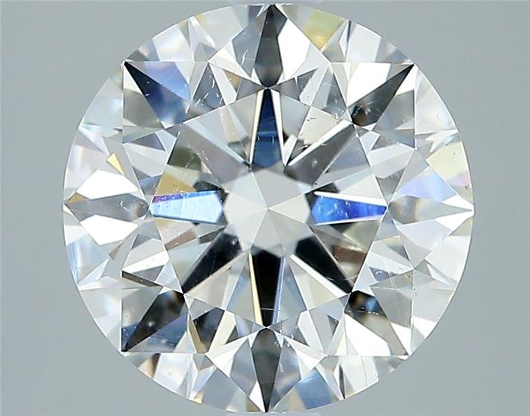 2.64ct H SI1 Rare Carat Ideal Cut Round Diamond