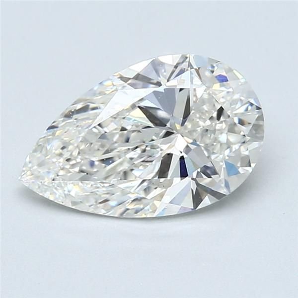 2.01ct G SI1 Rare Carat Ideal Cut Pear Diamond