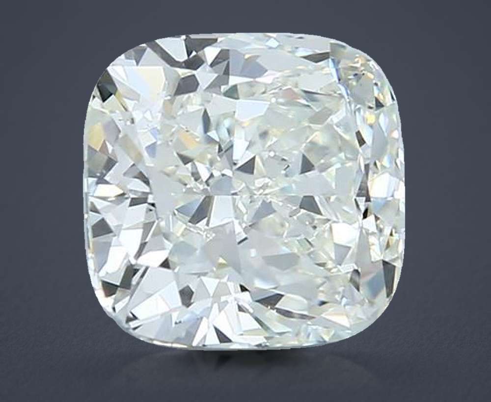 4.02 Carat Cushion Natural Diamond