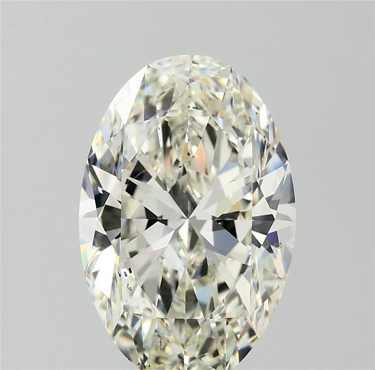 5.01ct K SI1 Rare Carat Ideal Cut Oval Diamond