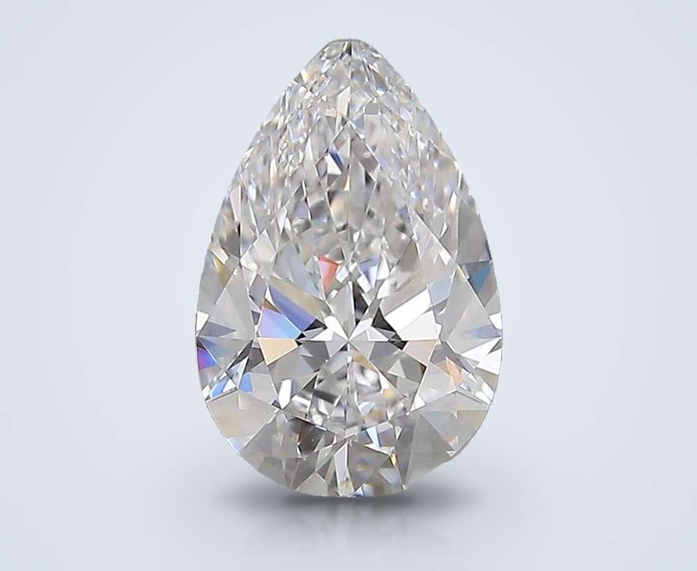 2.00 Carat Pear Lab Diamond
