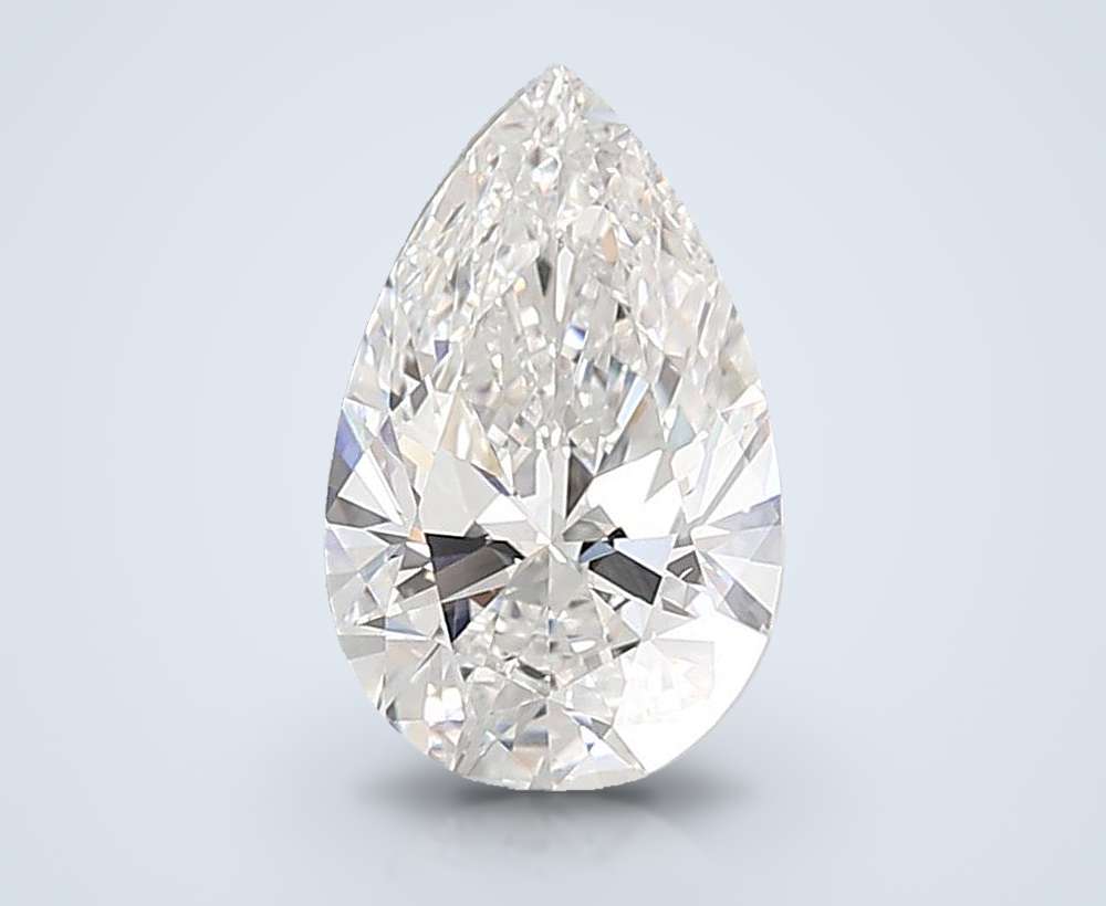 5.00 Carat Pear Lab Diamond
