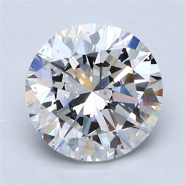 2.01ct F SI1 Very Good Cut Round Diamond