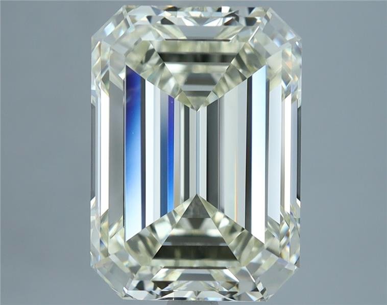 5.20ct K VVS1 Rare Carat Ideal Cut Emerald Diamond