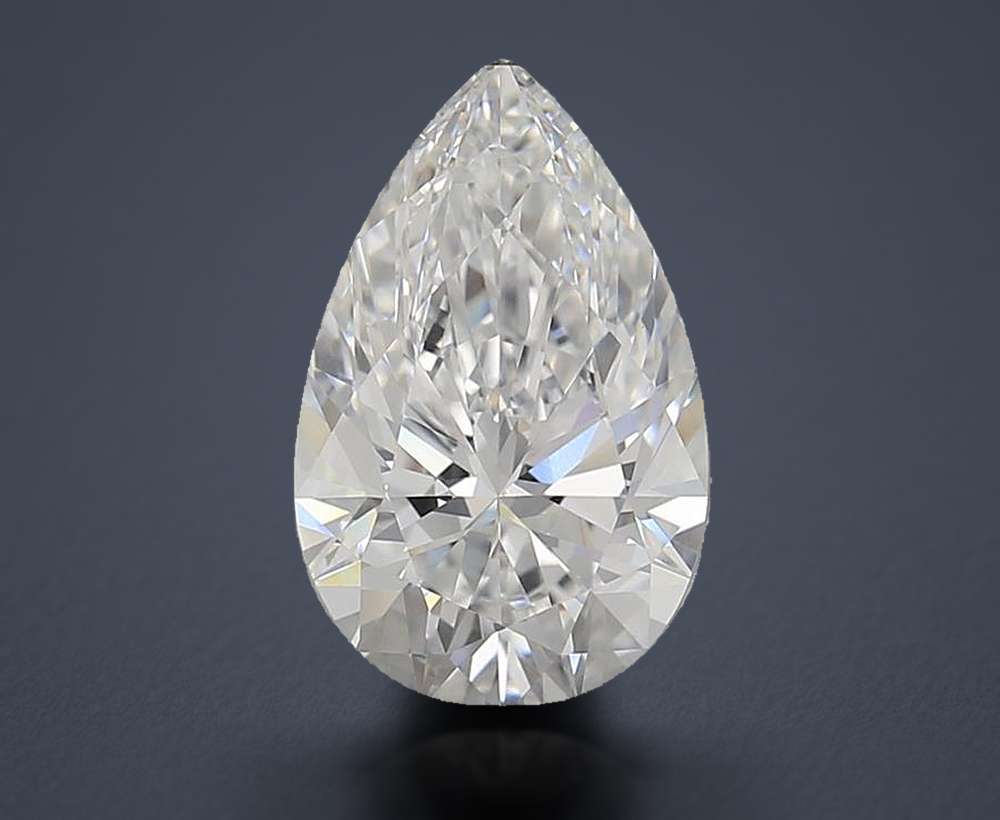 3.00 Carat Pear Lab Diamond