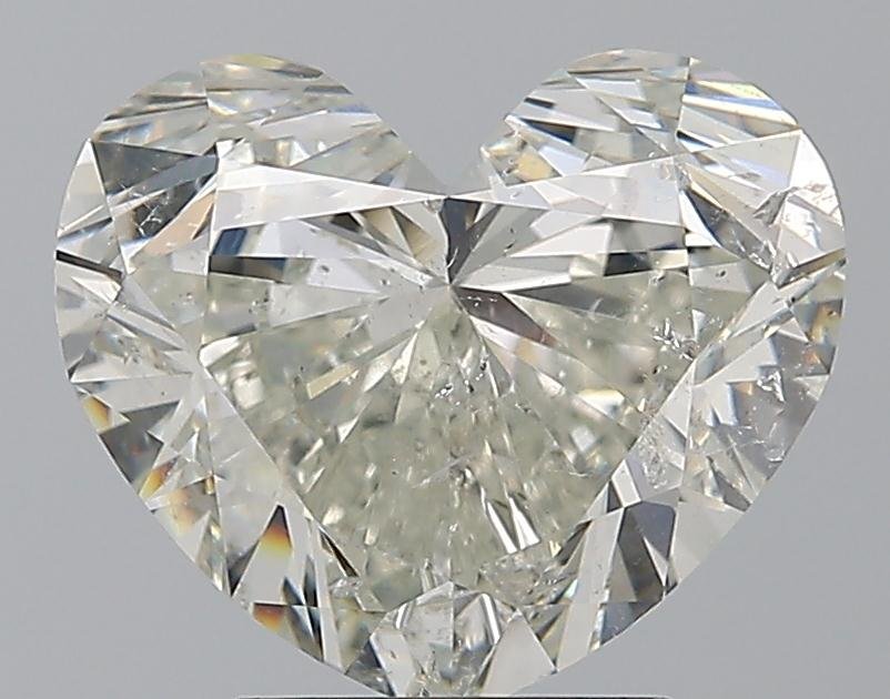 3.90ct J SI2 Excellent Cut Heart Diamond