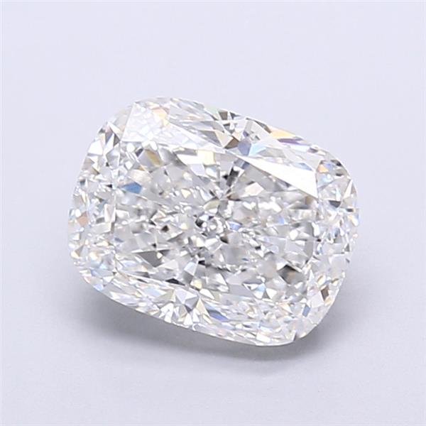 3.70ct E VVS2 Very Good Cut Cushion Lab Grown Diamond
