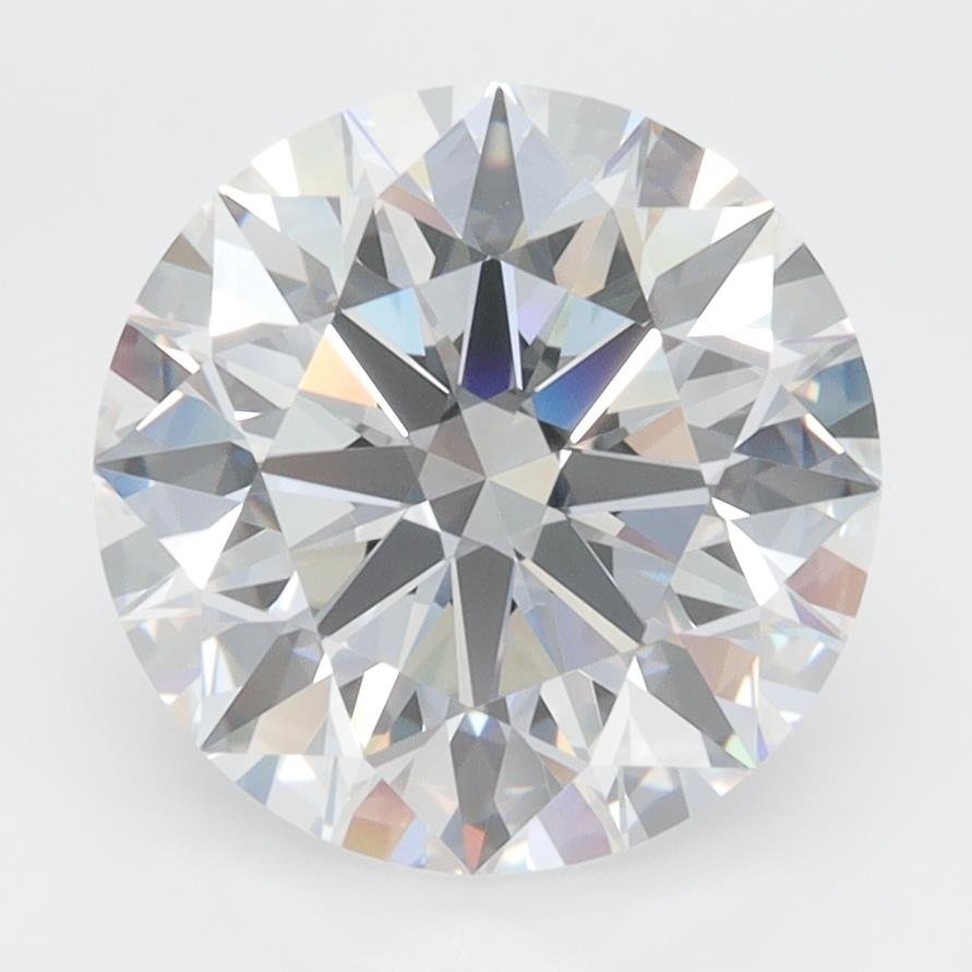 3.79ct D VVS1 Rare Carat Ideal Cut Round Lab Grown Diamond