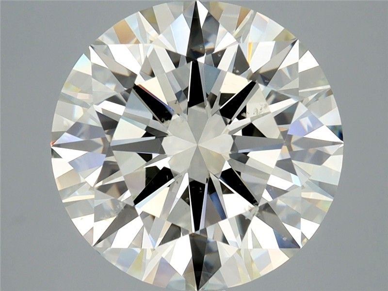 5.15ct K SI1 Rare Carat Ideal Cut Round Diamond