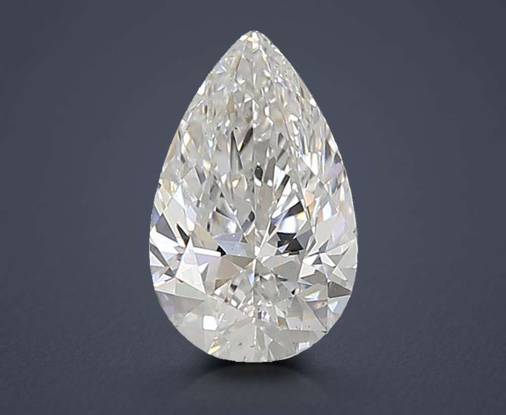 1.38 Carat Pear Lab Diamond