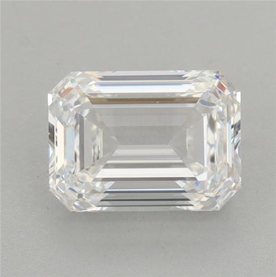 1.42ct E VVS2 Rare Carat Ideal Cut Emerald Lab Grown Diamond