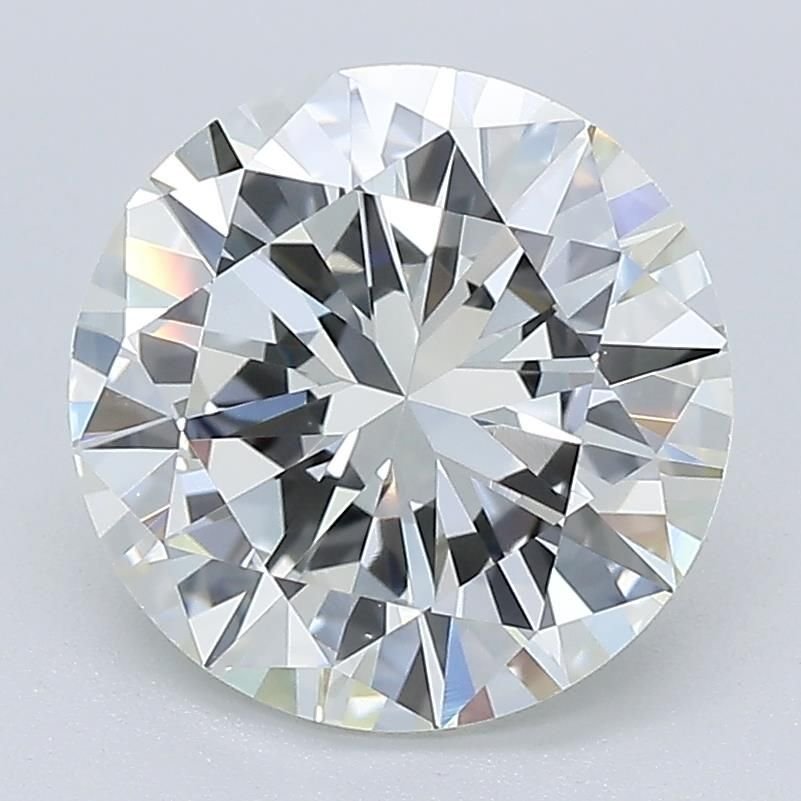 2.92ct K VS1 Very Good Cut Round Diamond