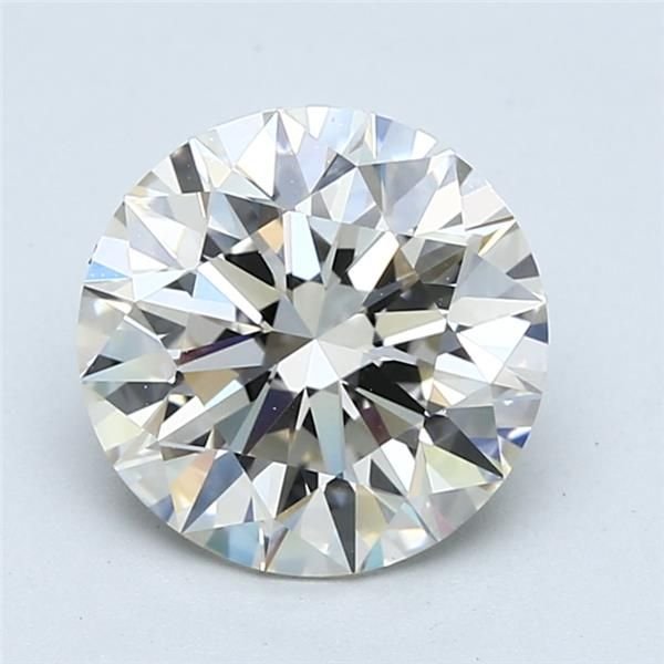 2.80ct K IF Rare Carat Ideal Cut Round Diamond