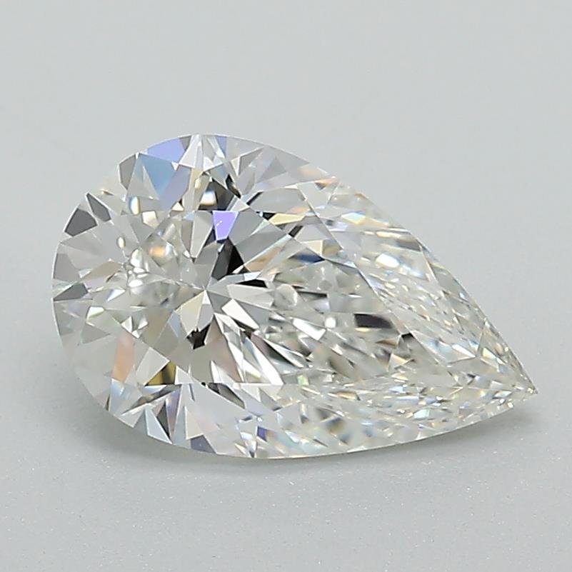 1.38ct F VVS2 Rare Carat Ideal Cut Pear Lab Grown Diamond