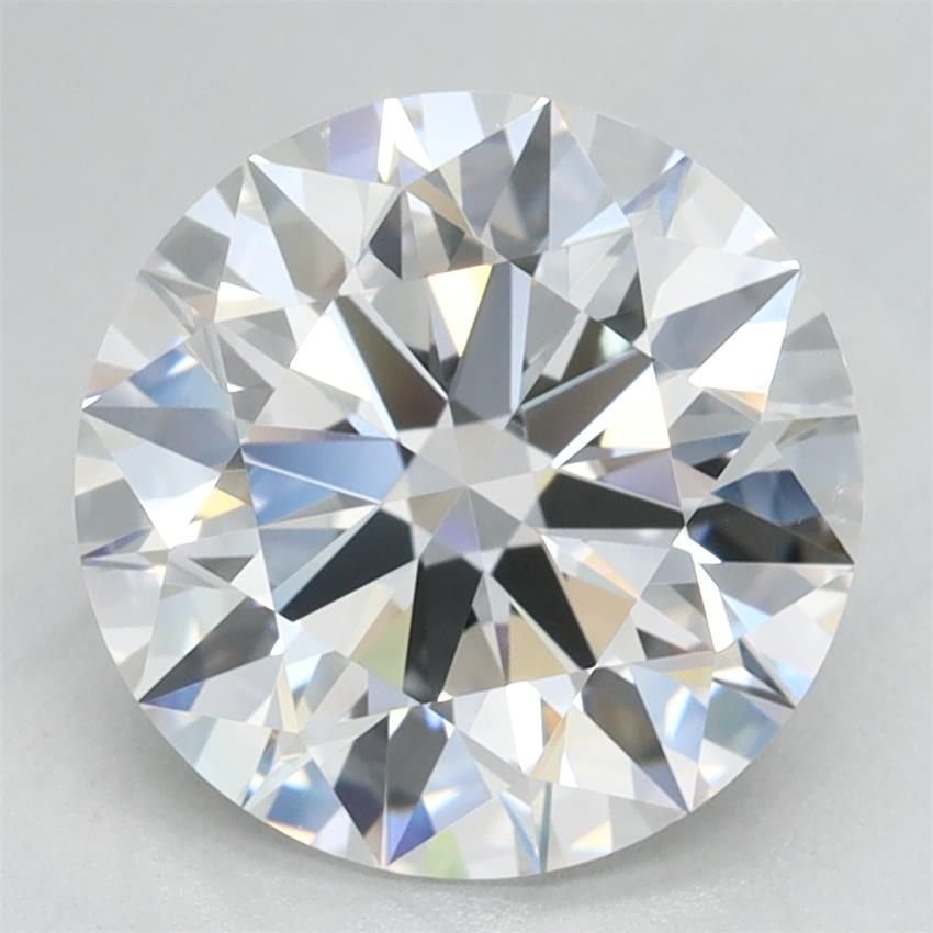 2.71ct D IF Rare Carat Ideal Cut Round Lab Grown Diamond