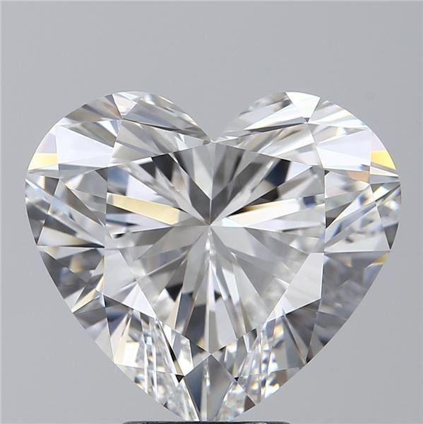 5.11ct E VVS2 Rare Carat Ideal Cut Heart Diamond