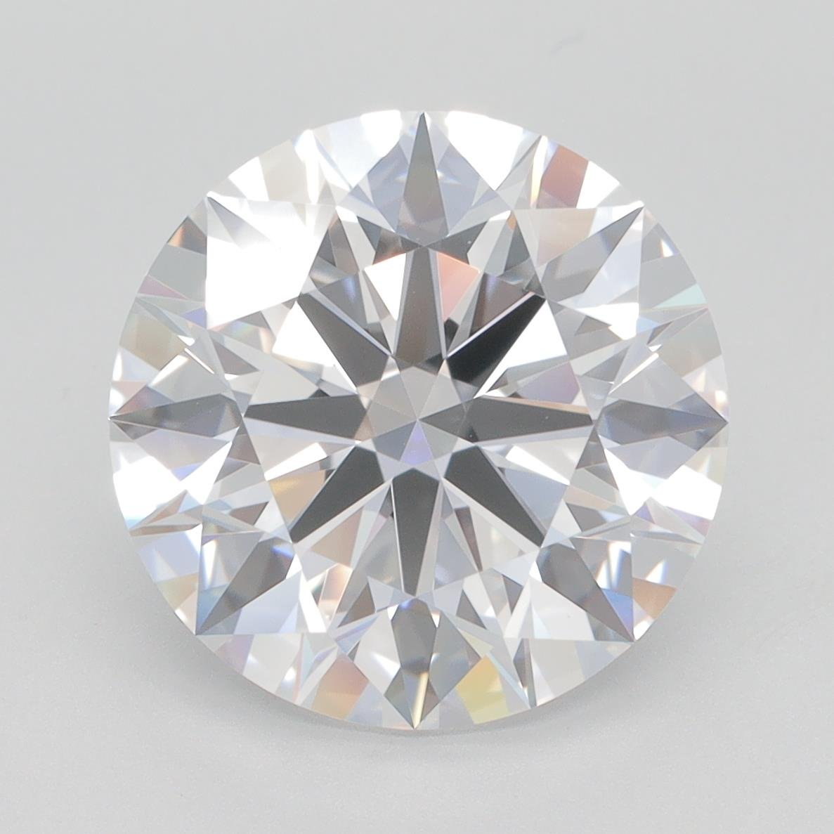 5.90ct D VVS1 Rare Carat Ideal Cut Round Lab Grown Diamond