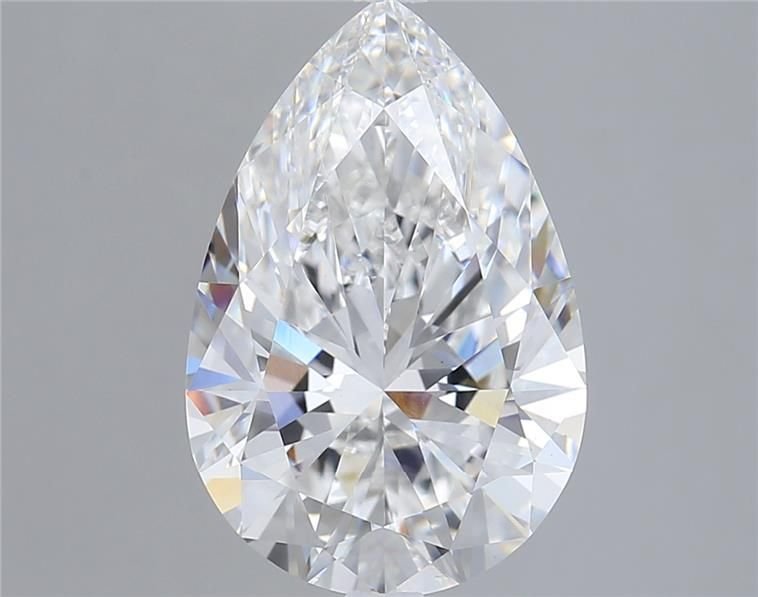 6.02 Carat Pear Lab Diamond