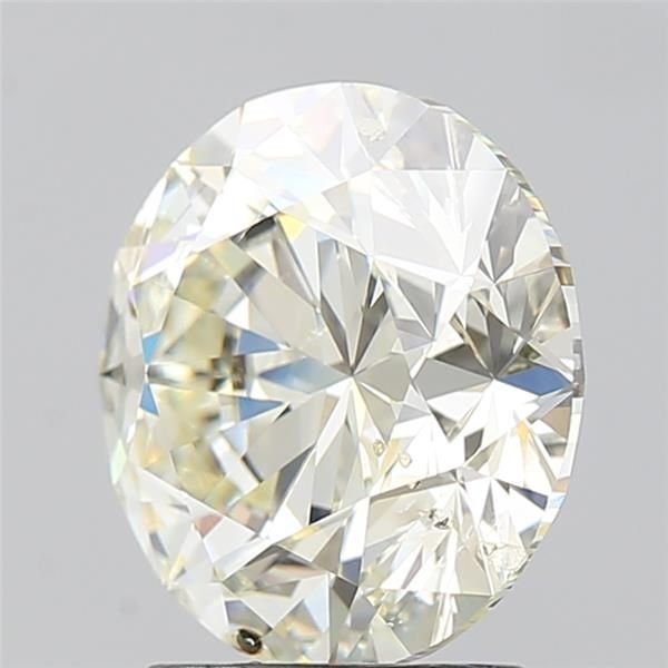 3.01ct K SI2 Rare Carat Ideal Cut Round Diamond