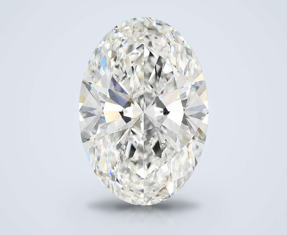 12.34 Carat Oval Lab Diamond