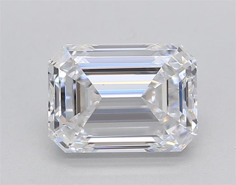 1.51ct D VS1 Rare Carat Ideal Cut Emerald Lab Grown Diamond