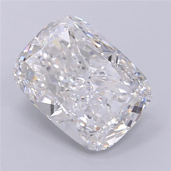 3.80ct E VS1 Rare Carat Ideal Cut Cushion Lab Grown Diamond